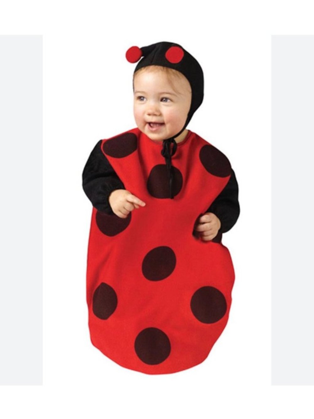 Fun World Ladybug Baby Costume One Size up to 15Lb.